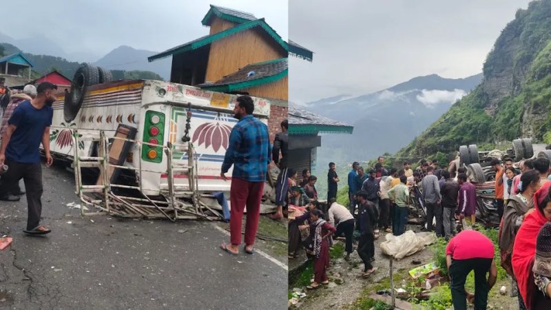 चंबा में यात्रियों से भरी बस हादसे का शिकार, तीन की मौत; कई घायल
