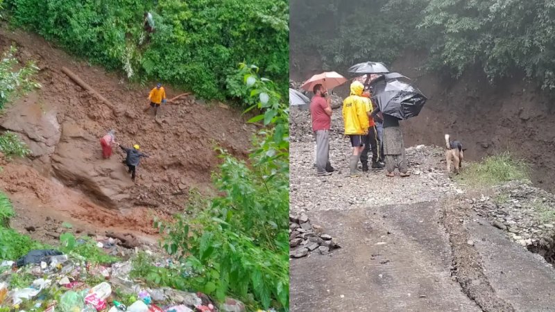 टिहरी में बारिश से हादसा, लकड़ी का पुल बहा; उफनते गदेरे में फंसी महिला का SDRF ने किया रेस्क्यू