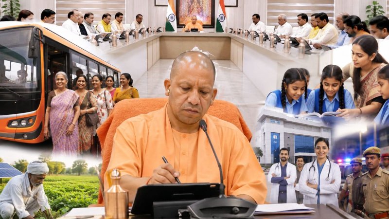 यूपी में 60+ महिलाओं का रोडवेज सफर मुफ्त, सीएम योगी बोले- अपराधियों को जेल या जहन्नुम में जगह