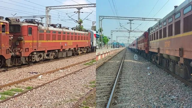 पानीपत में ट्रेन के इंजन में शॉर्ट सर्किट, डेढ़ घंटे तक प्लेटफॉर्म पर खड़ी रही ट्रेन