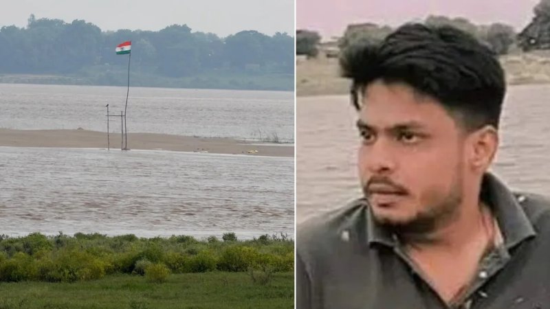 चंदाैली: तिरंगे को बचाने गंगा में उतरा युवक, तेज बहाव में डूबने से मौत