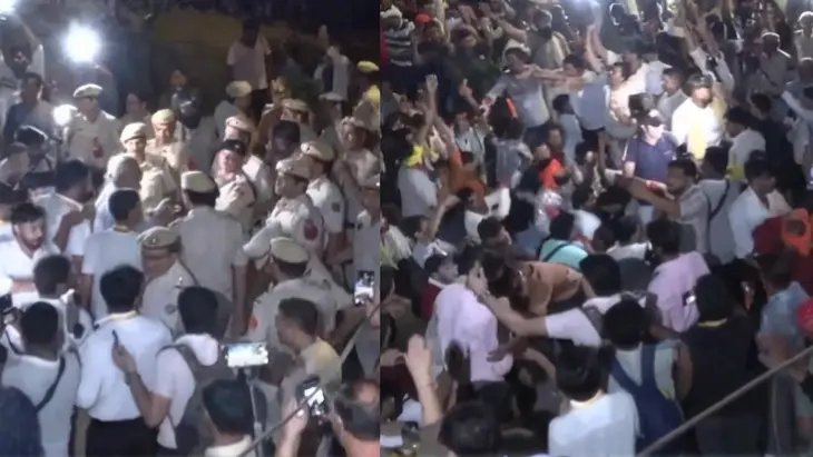दिल्ली में जातिगत आरक्षण के खिलाफ प्रदर्शन, जंतर-मंतर पर पुलिस की कार्रवाई
