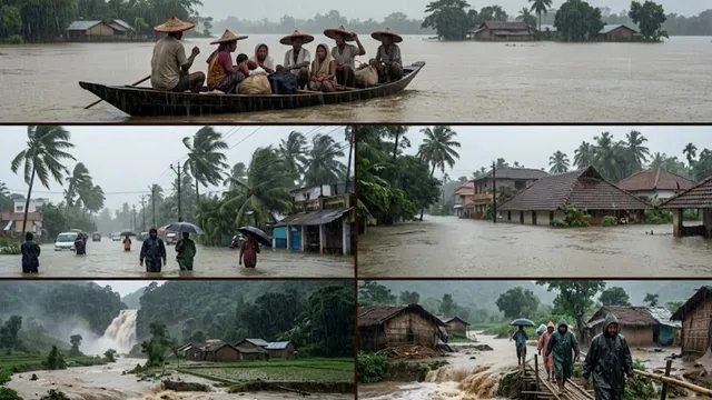 देश के कई राज्यों में बाढ़ का कहर, असम में मृतकों की संख्या 85 पहुंची