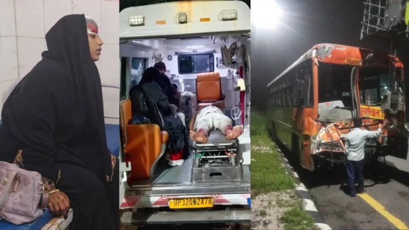 पूर्वांचल एक्सप्रेसवे पर ट्रक में घुसी रोडवेज बस, 27 यात्री घायल; 6 की हालत गंभीर