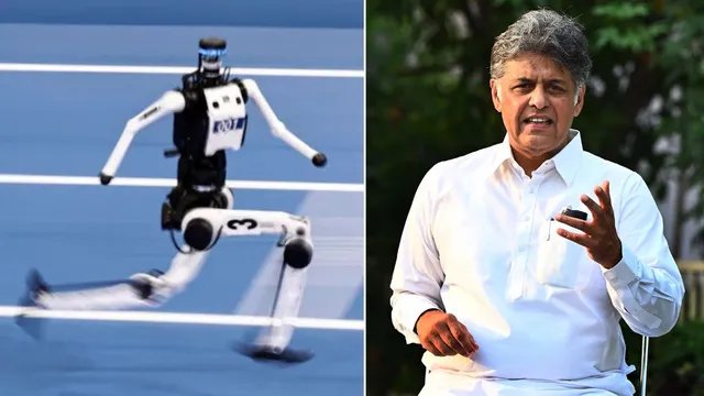 चीनी रोबोट के रिकॉर्ड दावे पर मनीष तिवारी की चेतावनी, बीजेपी ने किया पलटवार