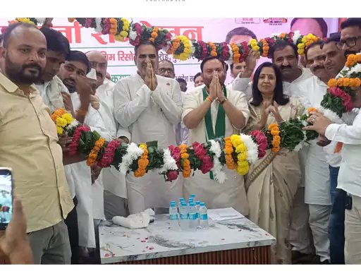 मुजफ्फरनगर: पुरकाजी में मंत्री अनिल कुमार के नेतृत्व में कार्यकर्ता सम्मेलन, NDA के समर्थन में गूंजे नारे