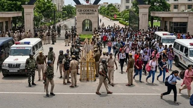 गुरुग्राम में GD गोयनका यूनिवर्सिटी में आतंकी होने की सूचना से मचा हड़कंप
