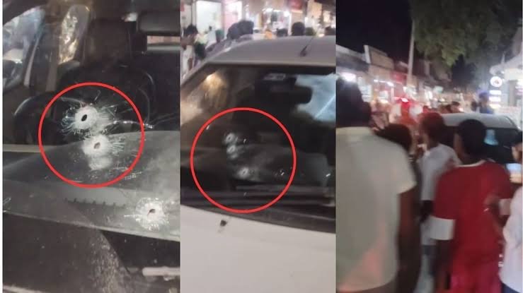 फिरोजपुर: नगर पंचायत प्रधान की कार पर बदमाशों ने बरसाईं गोलियां, एक गंभीर घायल