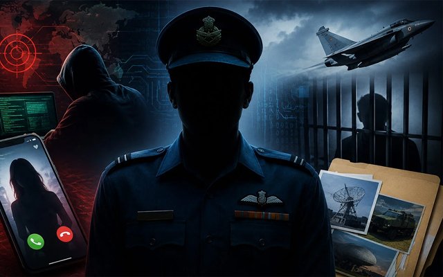 पाकिस्तानी एजेंटों के हनी ट्रैप में फंसा वायुसेना का विंग कमांडर, गोपनीय जानकारी लीक करने का आरोप