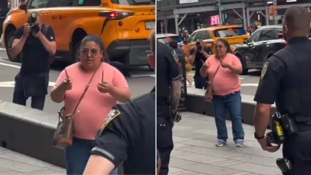 न्यूयॉर्क के टाइम्स स्क्वायर में चाकू लेकर लोगों पर टूट पड़ी महिला, एक की मौत; पुलिस ने गोली मारकर रोका
