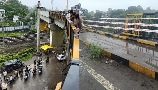 इंदौर में 50 फीट नीचे गिरी तेज रफ्तार थार, चार लोग गंभीर घायल; बाल-बाल बची जान