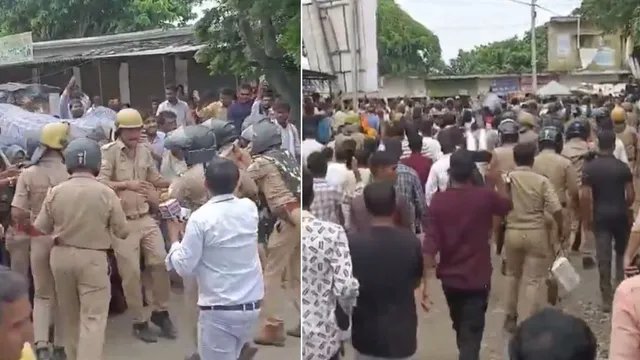 गोंडा में शव सड़क पर रखकर जाम लगाने के मामले में काजल-राजा निषाद समेत 60 पर केस