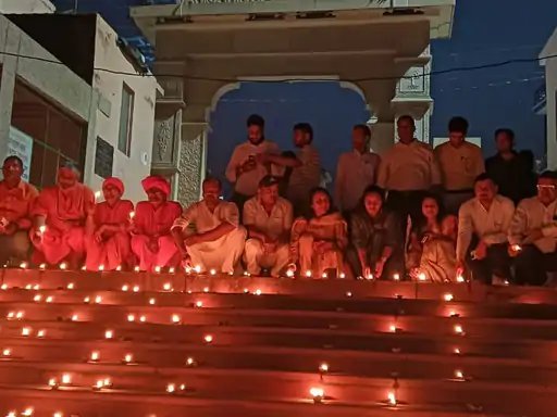 मुजफ्फरनगर में सेवा संकल्प अभियान की शुरुआत, 2 लाख से अधिक दीपों से दिया सेवा का संदेश
