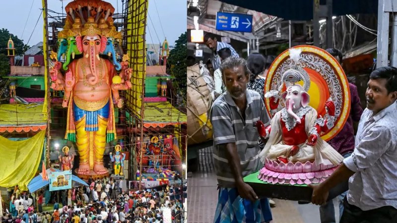 ‘गणपति बप्पा मोरया’ के जयकारों से गूंजा महाराष्ट्र, पीएम मोदी ने दी गणेश चतुर्थी की शुभकामनाएं