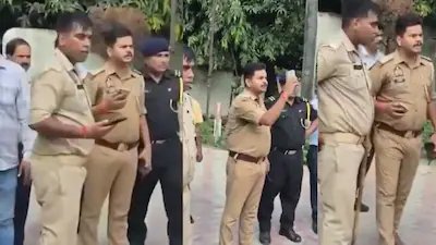 गोरखपुर: छात्रों के धरने के बीच दरोगा का वीडियो वायरल, बोले- ‘इतनी फोर्स लगाऊंगा कि ठंडा कर दूंगा’