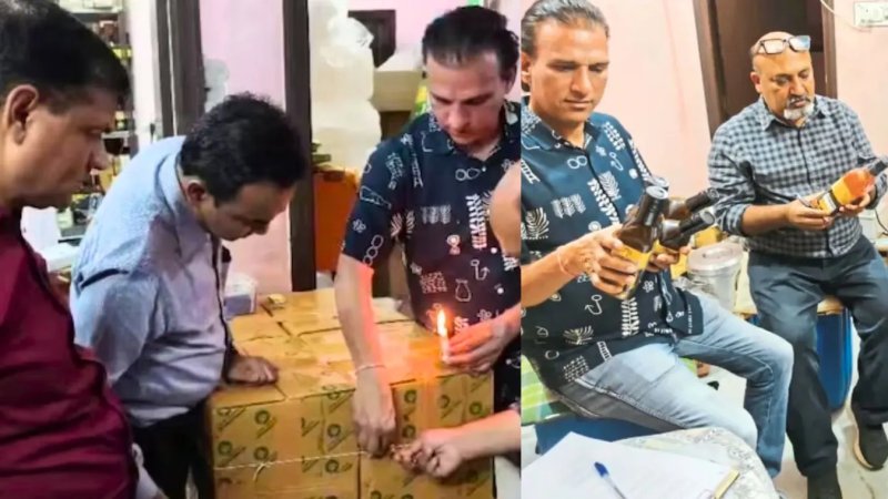 कोटा में रिफाइंड तेल को वुड प्रेस्ड बताकर बेचने की तैयारी, 600 किलो तेल सीज