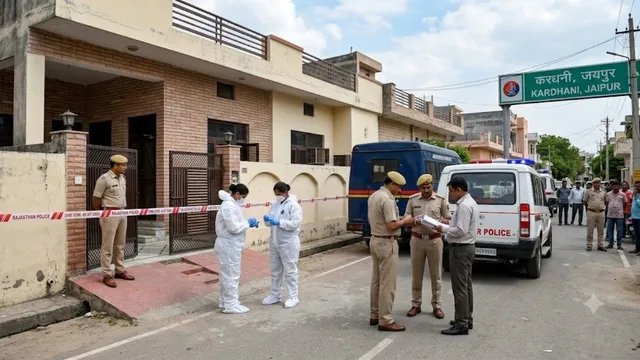 जयपुर में खौफनाक वारदात, पत्नी और तीन बेटियों की हत्या कर फरार हुआ आरोपी; ईंट-पत्थरों से किए कई वार
