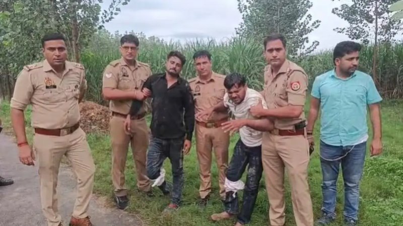 मुजफ्फरनगर में नाबालिग से दुष्कर्म के दो आरोपी एनकाउंटर में घायल, तमंचों के साथ गिरफ्तार
