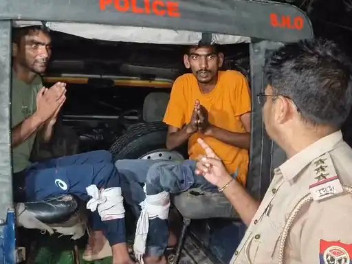मुजफ्फरनगर: रतनपुरी में पुलिस-बदमाशों की मुठभेड़, 15 हजार के इनामी समेत दो हिस्ट्रीशीटर गिरफ्तार