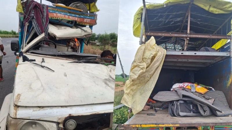 केएमपी एक्सप्रेसवे पर ट्रक से टकराई श्रद्धालुओं की पिकअप, छह की मौत; 14 घायल