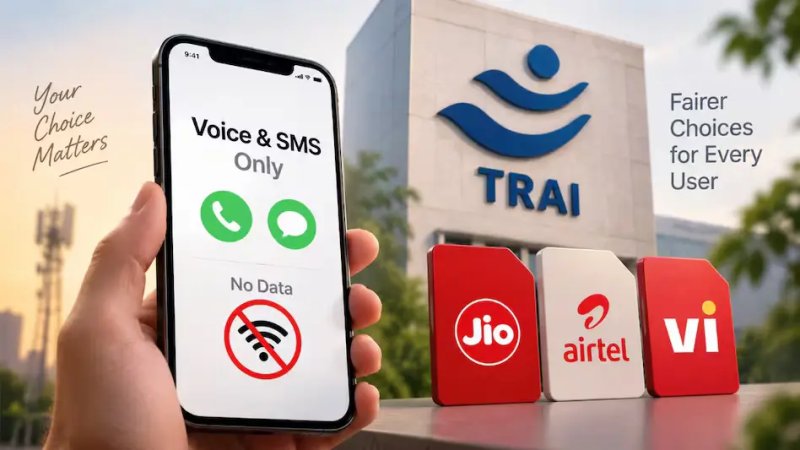 ट्राई का बड़ा फैसला, अब 30 दिन तक की वैधता वाले सिर्फ कॉल-SMS रिचार्ज भी देने होंगे