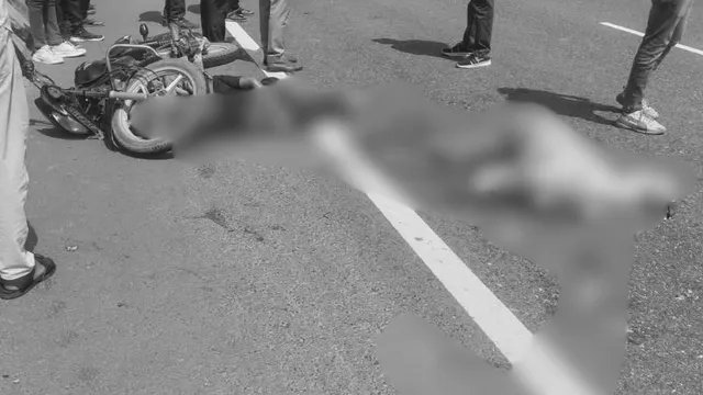 झांसी में दर्दनाक सड़क हादसा, बाइक सवार पति-पत्नी की मौत
