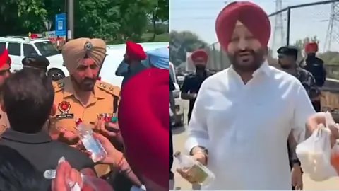 भगवंत मान के काफिले का विरोध करने पहुंचे रवनीत बिट्टू, पंजाब पुलिस ने हिरासत में लिया