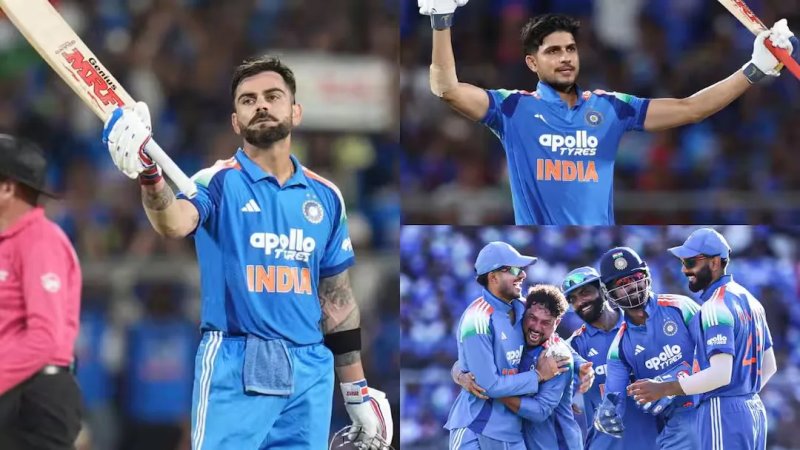 कोहली-गिल के शतकों से भारत ने वेस्टइंडीज को 8 विकेट से हराया, सीरीज में 1-0 की बढ़त