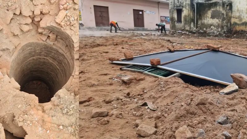 सहारनपुर कलेक्ट्रेट की मस्जिद ध्वस्त, मलबा हटाने के दौरान मिला गहरा कुआं