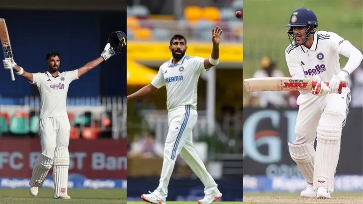 ICC टेस्ट रैंकिंग में गिल-बुमराह को झटका, पडिक्कल ने लगाई 5 पायदान की छलांग