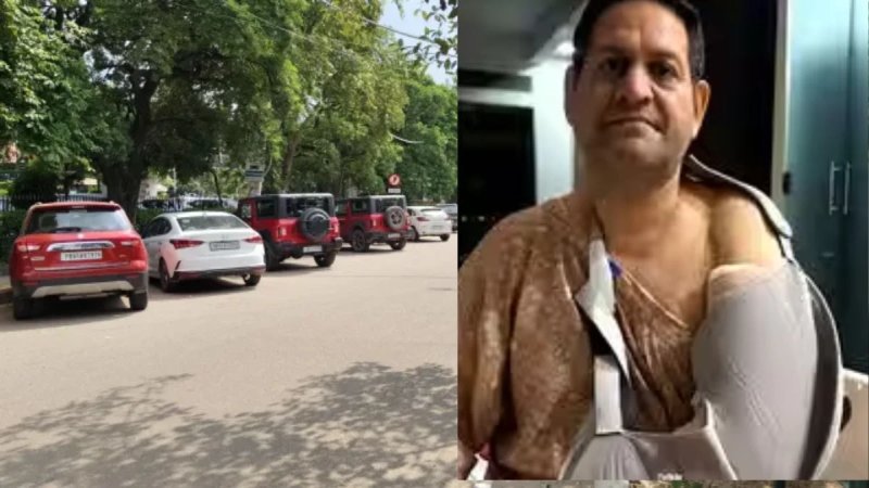 गुरुग्राम में रिटायर्ड ग्रुप कैप्टन पर जानलेवा हमला, पार्किंग विवाद में लोहे की रॉड से किया वार