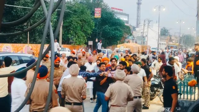 मानसा में परविंदर झोटा इंसाफ मोर्चे पर पुलिस का लाठीचार्ज, लक्खा सिधाना और भाना सिद्धू हिरासत में