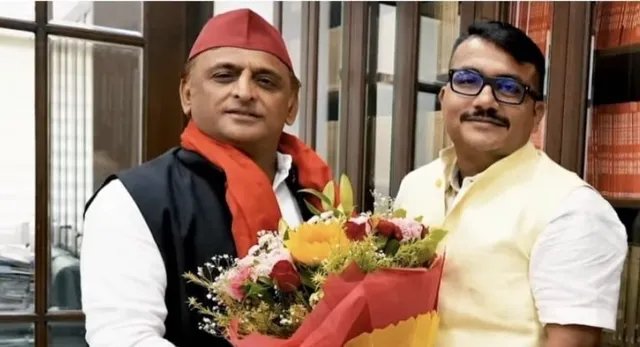 भाजपा पार्षद विश्वजीत त्रिपाठी की अखिलेश यादव संग तस्वीर वायरल, 2027 चुनाव पर हुई चर्चा