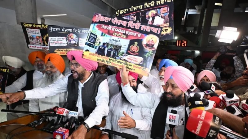 पंजाब विधानसभा में खैरा के निलंबन पर बवाल, कांग्रेस और आप विधायक आपस में भिड़े
