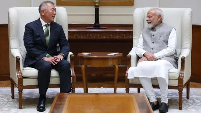 पीएम मोदी से मिले हुंडई मोटर ग्रुप के CEO, भारत में 1.48 लाख करोड़ के निवेश की तैयारी