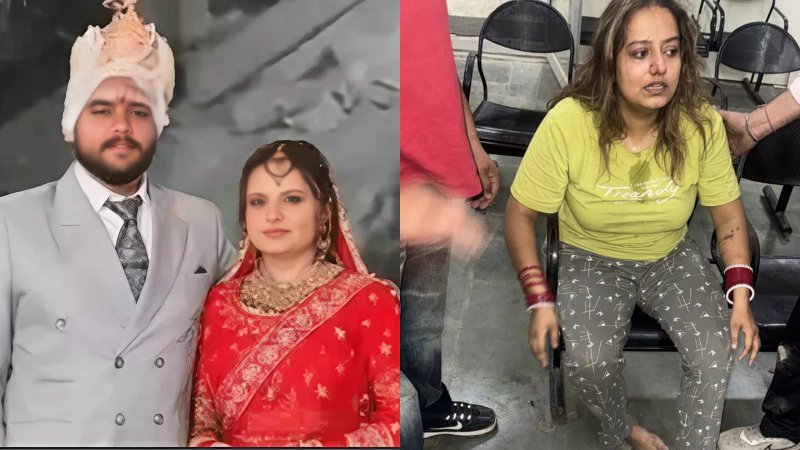 लुधियाना में पति की हैवानियत, पत्नी को बाल पकड़कर सड़क पर घसीटा; CCTV फुटेज आई सामने