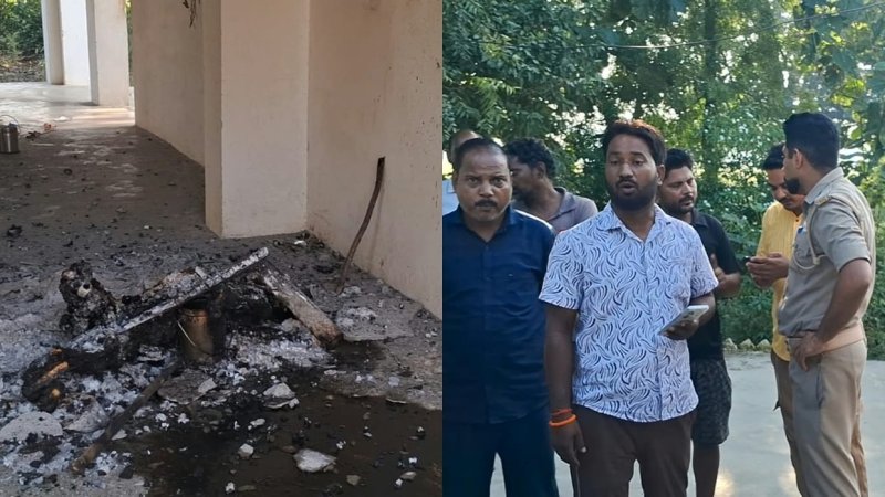 शाहजहांपुर में सनसनीखेज वारदात, मंदिर परिसर में दो सेवादारों के जले शव बरामद