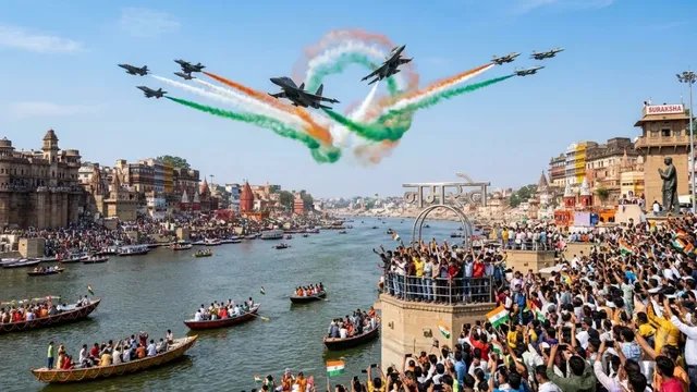 वाराणसी में आज से एयर शो का आगाज, गंगा के आसमान में गरजेंगे राफेल, तेजस और सुखोई