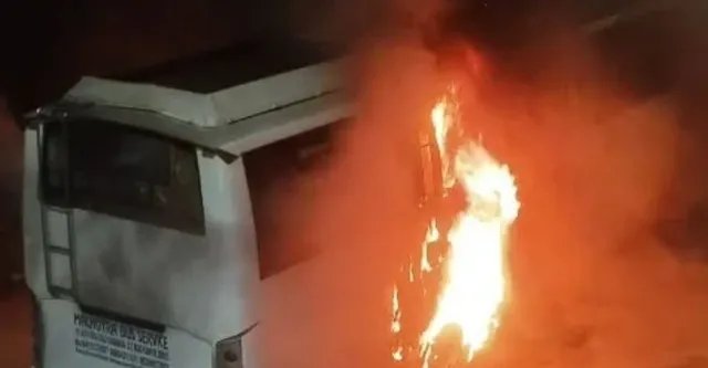 उन्नाव में बच्चों से भरी स्कूल बस में लगी आग, 60 बच्चे और चार शिक्षक सुरक्षित