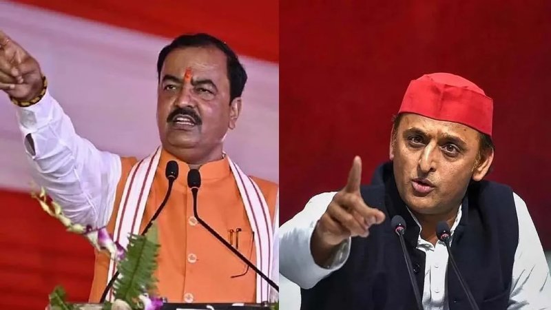 केशव मौर्य ने अखिलेश-राहुल को बताया अहंकारी, सपा प्रमुख ने दिया जवाब