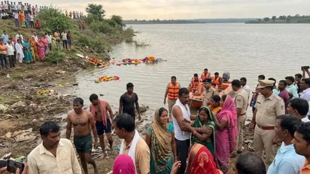 पन्ना में दुर्गा प्रतिमा विसर्जन के दौरान हादसा, दो युवकों की मौत और तीन घायल