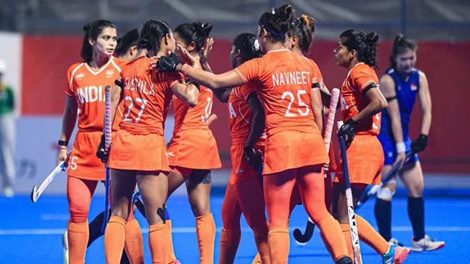 एशियन गेम्स में भारतीय महिला हॉकी टीम ने रचा इतिहास, चीन को हराकर जीता गोल्ड