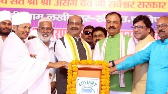 लखीमपुर में स्वतंत्र देव सिंह का बयान, बोले- मोदी-योगी को छोड़ा तो माथे पर टीका नहीं बचेगा