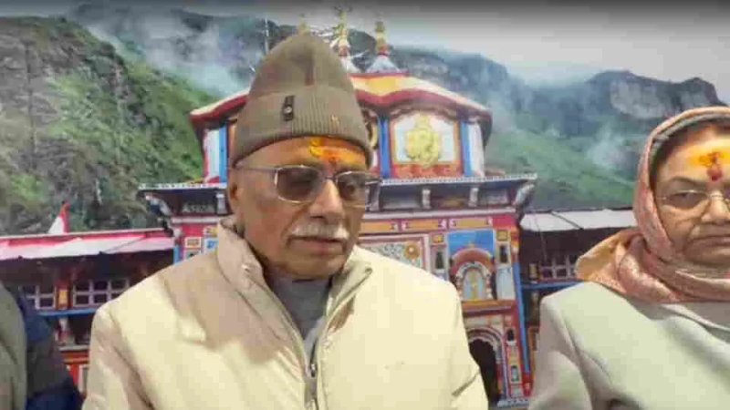उत्तराखंड के नए राज्यपाल डॉ. ढाल सिंह बिसेन ने किए बदरीनाथ धाम के दर्शन