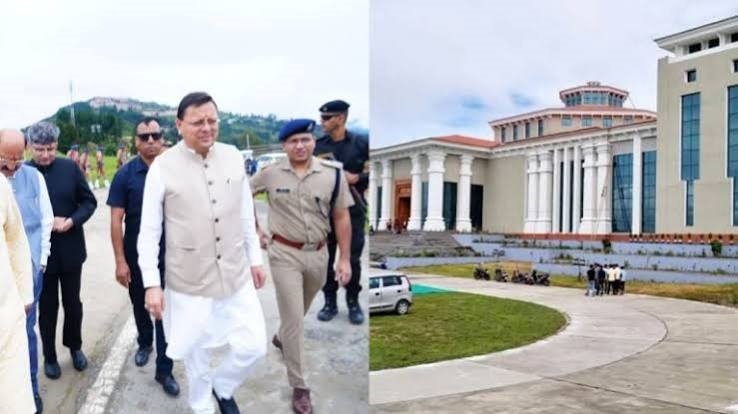 विधानसभा सत्र के लिए गैरसैंण पहुंची धामी सरकार, भराड़ीसैंण में सुरक्षा कड़ी