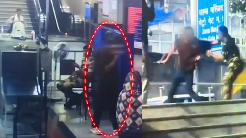 दिल्ली के जामा मस्जिद मेट्रो स्टेशन पर संदिग्ध यात्री पकड़ा गया, अंडरगारमेंट में मिला अज्ञात पदार्थ