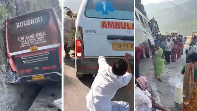 रामबन में आधे घंटे के भीतर दो सड़क हादसे, एक पर्यटक की मौत; 56 लोग घायल