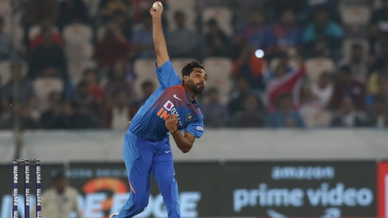 वेस्टइंडीज के खिलाफ पांचवें टी20 से पहले भारतीय टीम में बदलाव, भुवनेश्वर कुमार को मिली जगह
